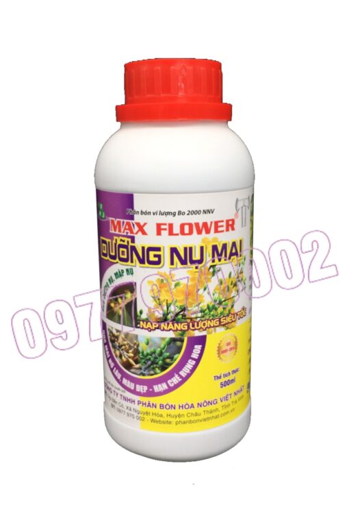 Phân Bón Max Flower - Dưỡng Nụ Mai Chai 500ML