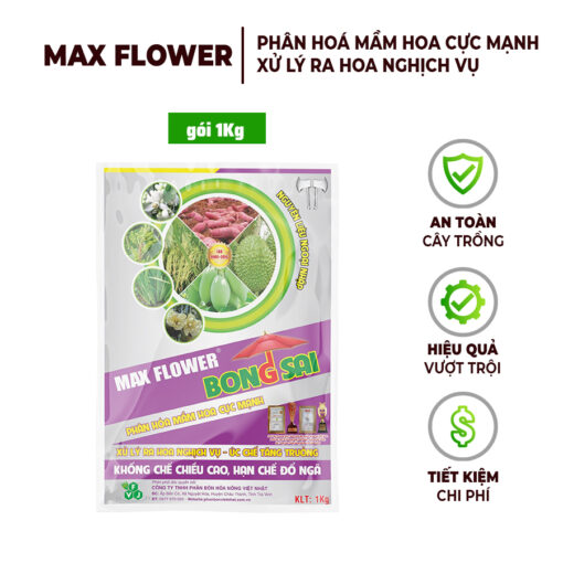 Phân Bón Max Flower – Bông Sai Gói 1KG