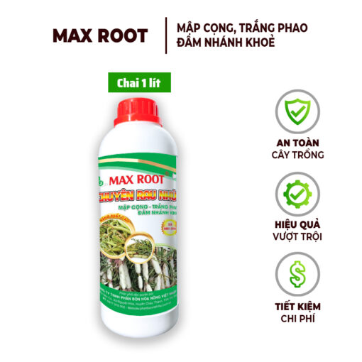 Phân Bón Max Root – Chuyên Rau Nhút Chai 1 Lít