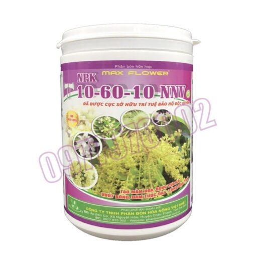 Phân Bón NPK 10 - 60 - 10 NNV Hủ Nhựa 1KG