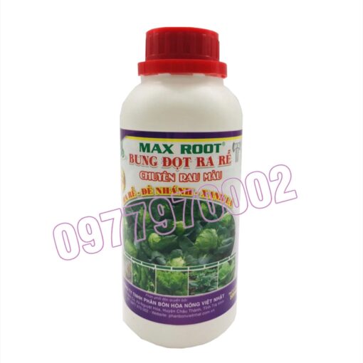 Phân Bón Max Root - Bung Đọt Ra Rễ Rau Màu Chai 500ML