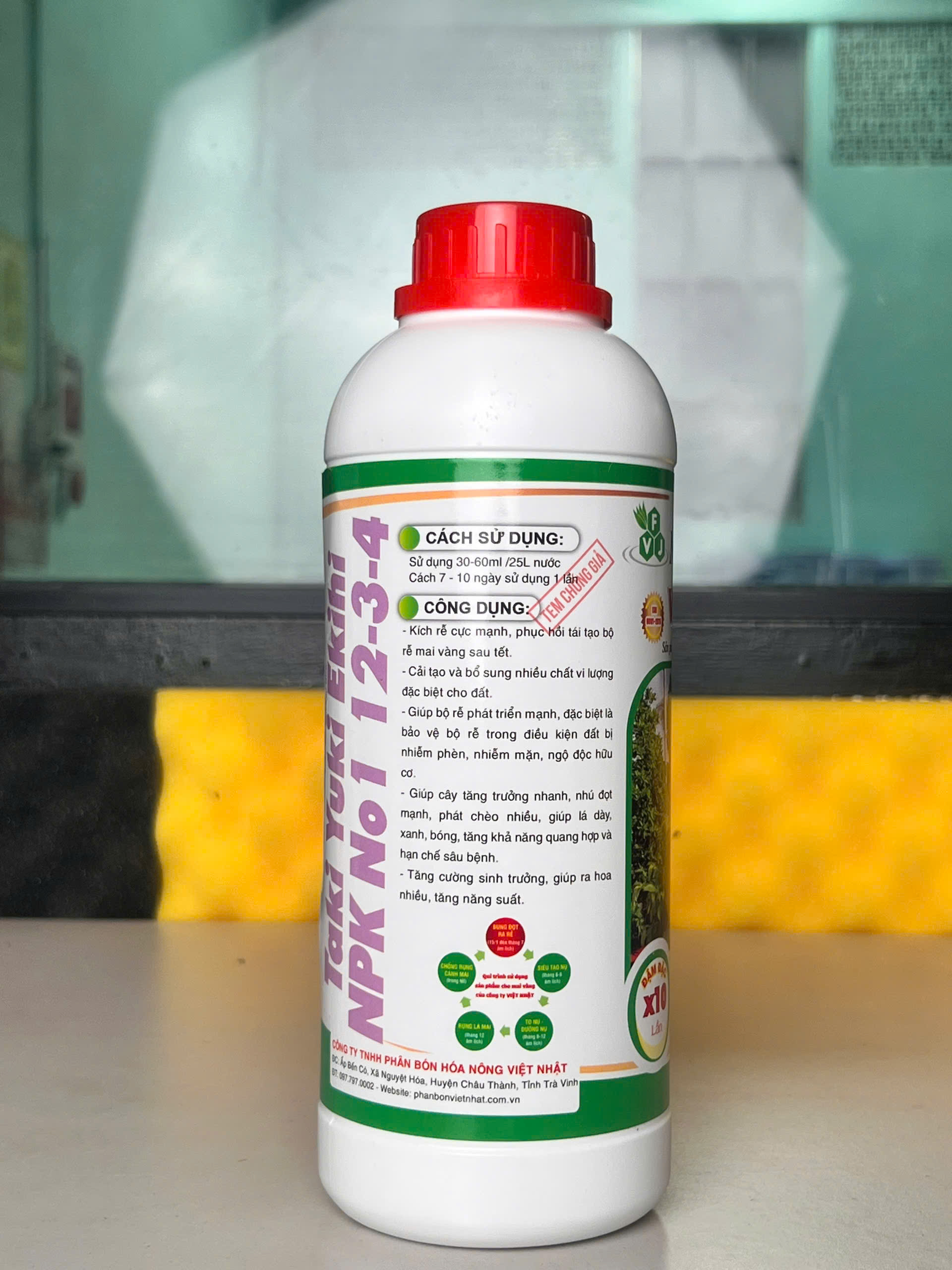 Max Root Bung Đọt Ra Rễ Mai Vàng mặt sau Max Root Bung Đọt Ra Rễ Mai Vàng 1L mặt sau