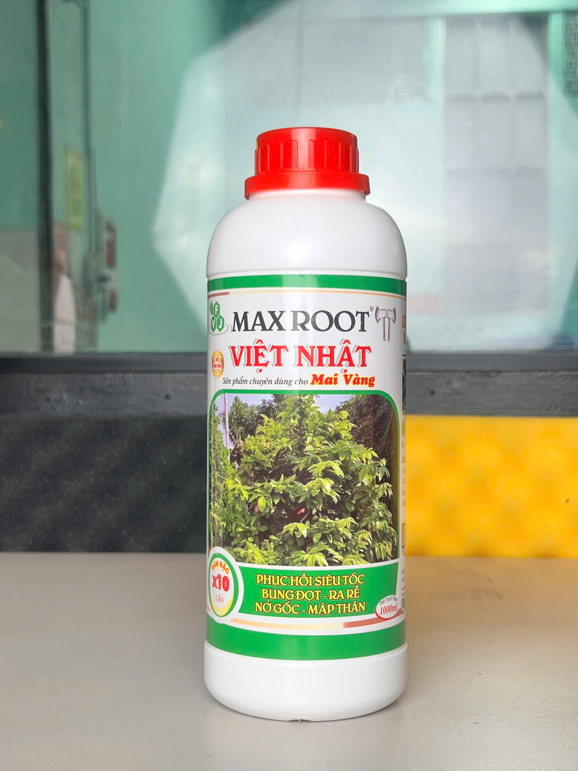 Max Root Bung Đọt Ra Rễ Mai Vàng 1L mặt trước Max Root Bung Đọt Ra Rễ Mai Vàng 1L mặt trước