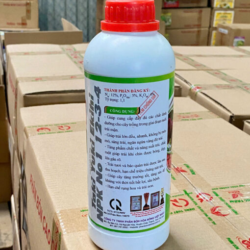 Max Fruit Lớn Trái Mận 1L mặt sau