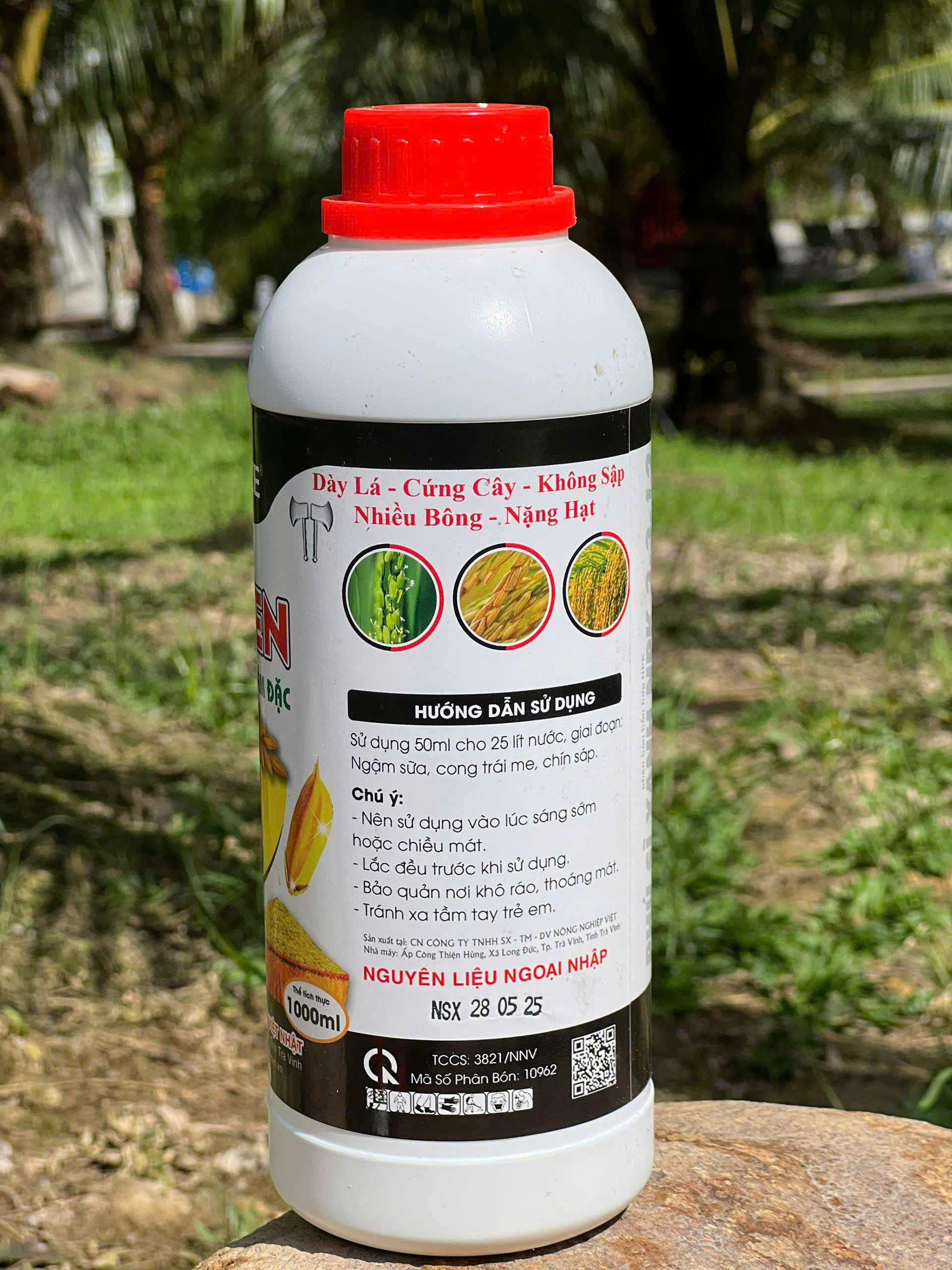 Max Rice Kali Đen 1L mặt sau Max Rice Kali Đen 1L mặt sau