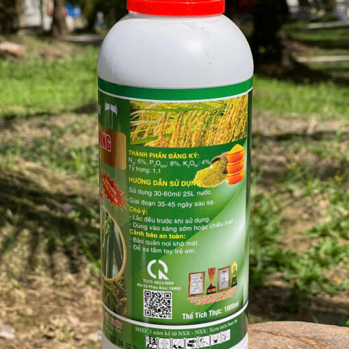 Max Flower Lớn Đòng Dài Bông 1L mặt sau
