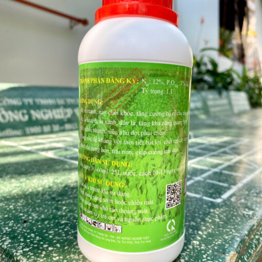 Max Root Bung Đọt Ra Rễ chuyên rau màu 500ml mặt sau