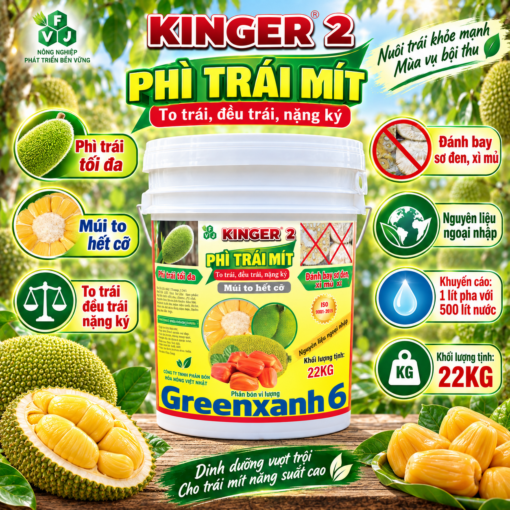 PHÂN BÓN KINGER 2 - PHÌ TRÁI MÍT (22KG) (OVN120)