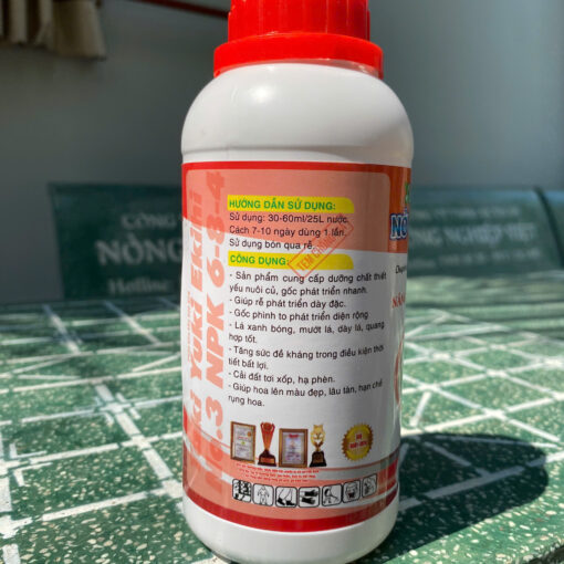 Max Root Nở Gốc Bung Tàn 500ml mặt sau