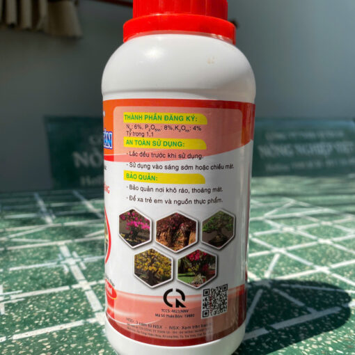 Max Root Nở Gốc Bung Tàn 500ml mặt sau