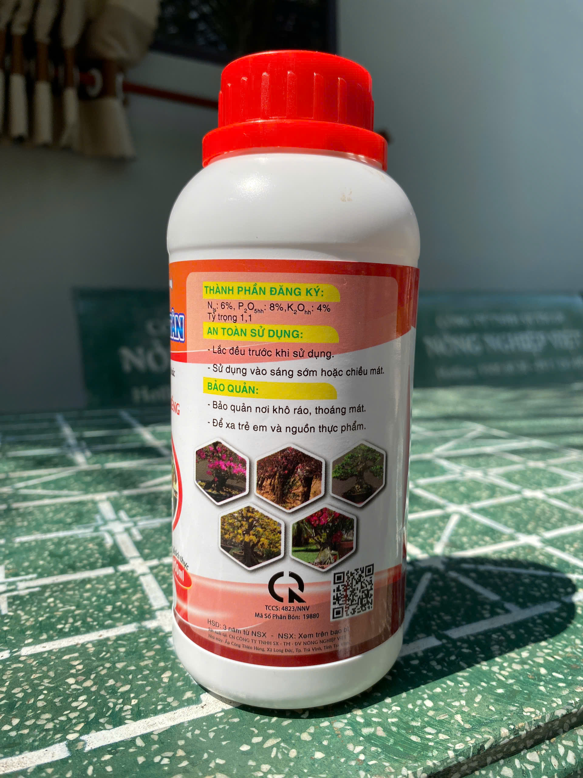 Max Root Nở Gốc Bung Tàn 500ml mặt sau Max Root Nở Gốc Bung Tàn 500ml mặt sau