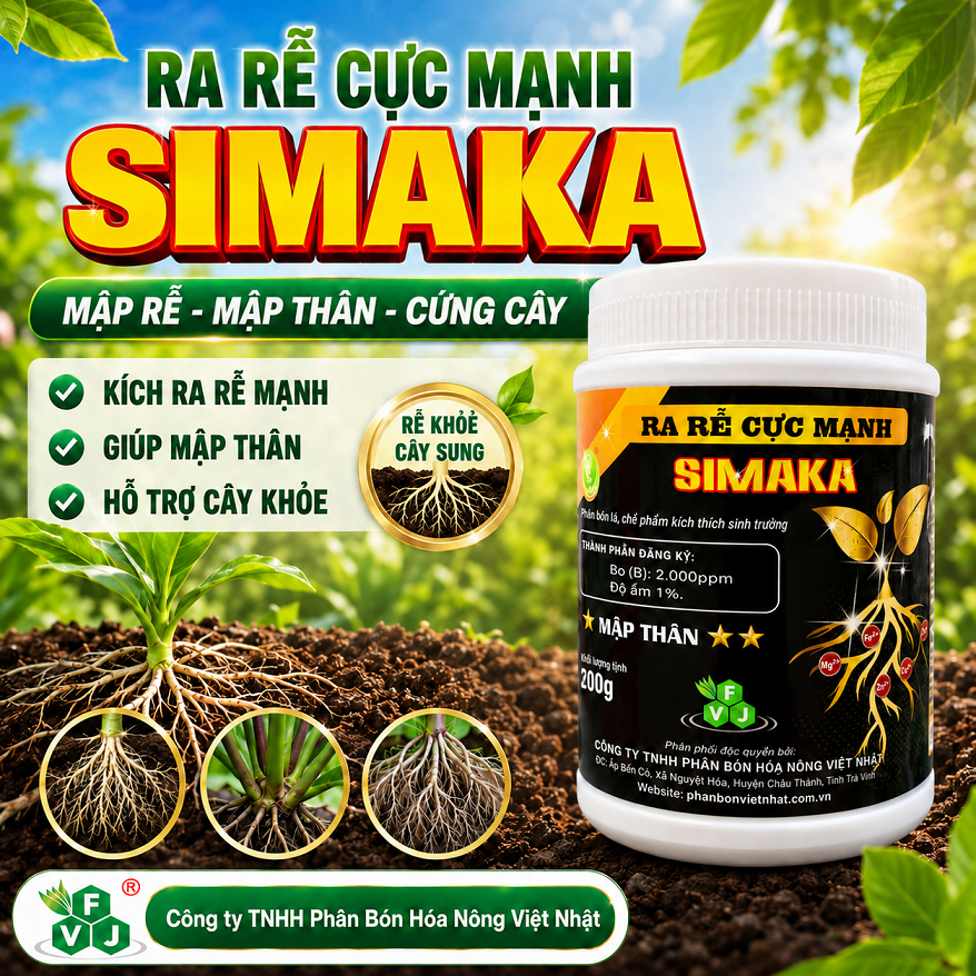 Phân bón SIMAKA 500g Siêu Kích Rễ Phân bón SIMAKA 500g Siêu Kích Rễ