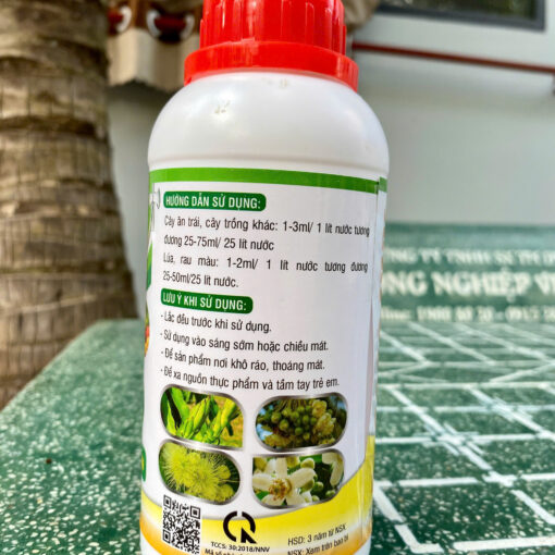Max Fruit Can Bo mặt sau