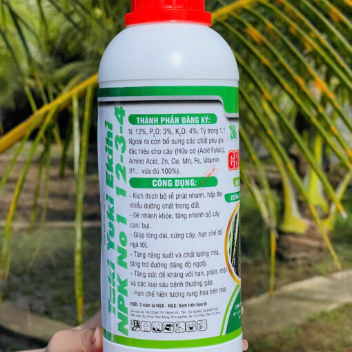 Max Root Chuyên Mía 1L mặt sau