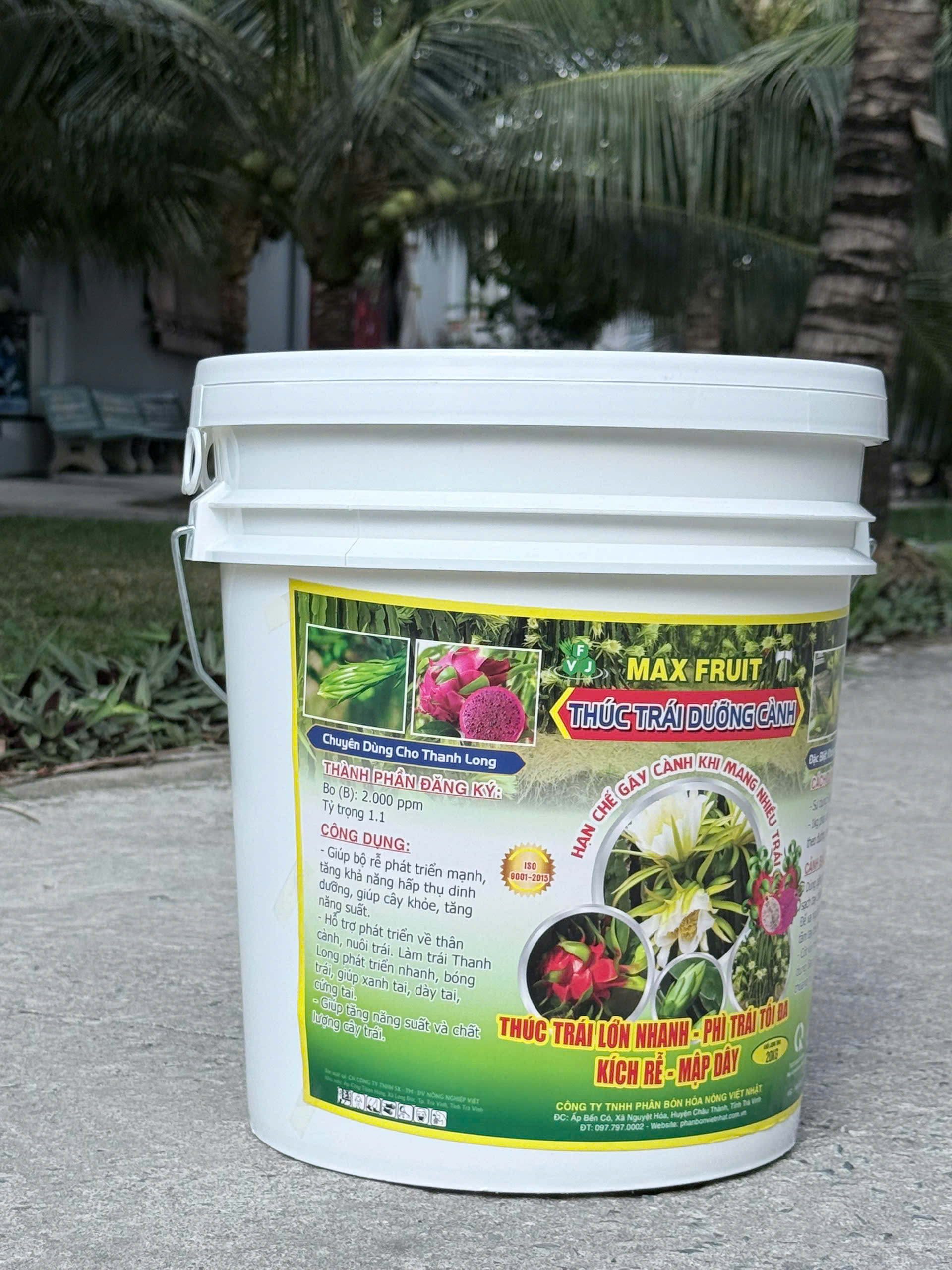 Max Fruit Thúc Trái Dưỡng Cành 22kg mặt sau Max Fruit Thúc Trái Dưỡng Cành 22kg mặt sau
