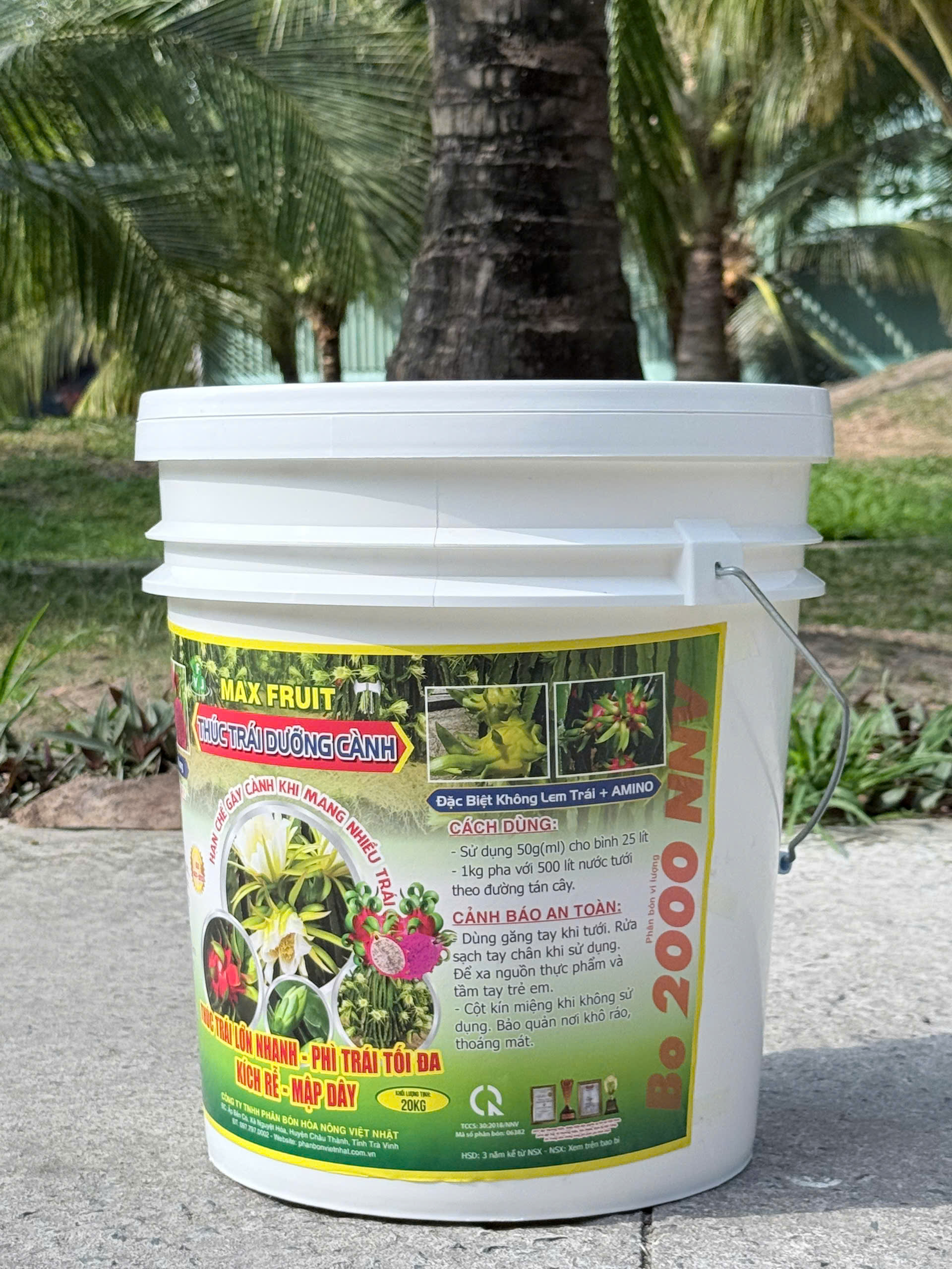 Max Fruit Thúc Trái Dưỡng Cành 22kg mặt sau Max Fruit Thúc Trái Dưỡng Cành 22kg mặt sau