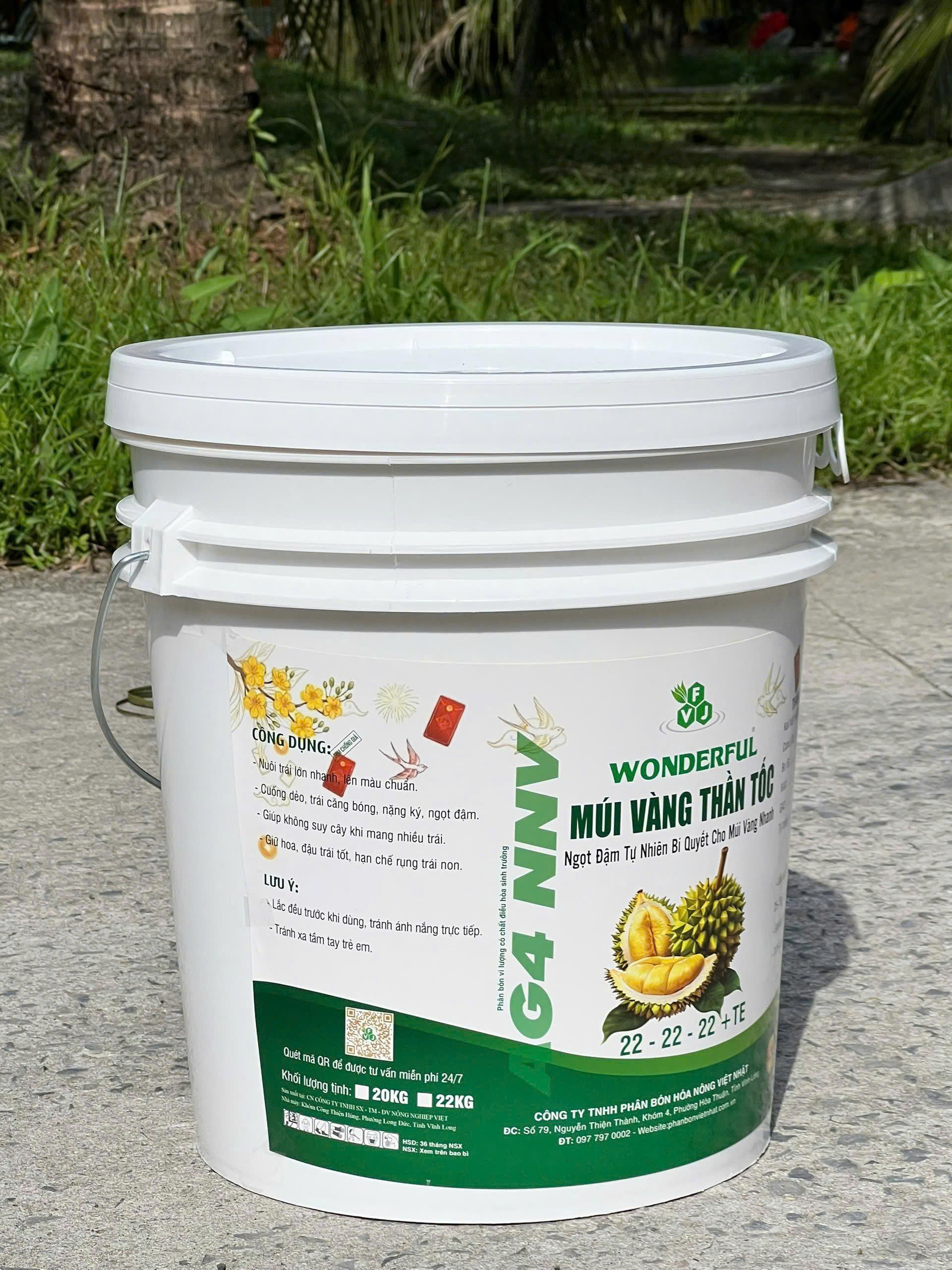 Wonderful Múi Vàng Thần Tốc mặt sau