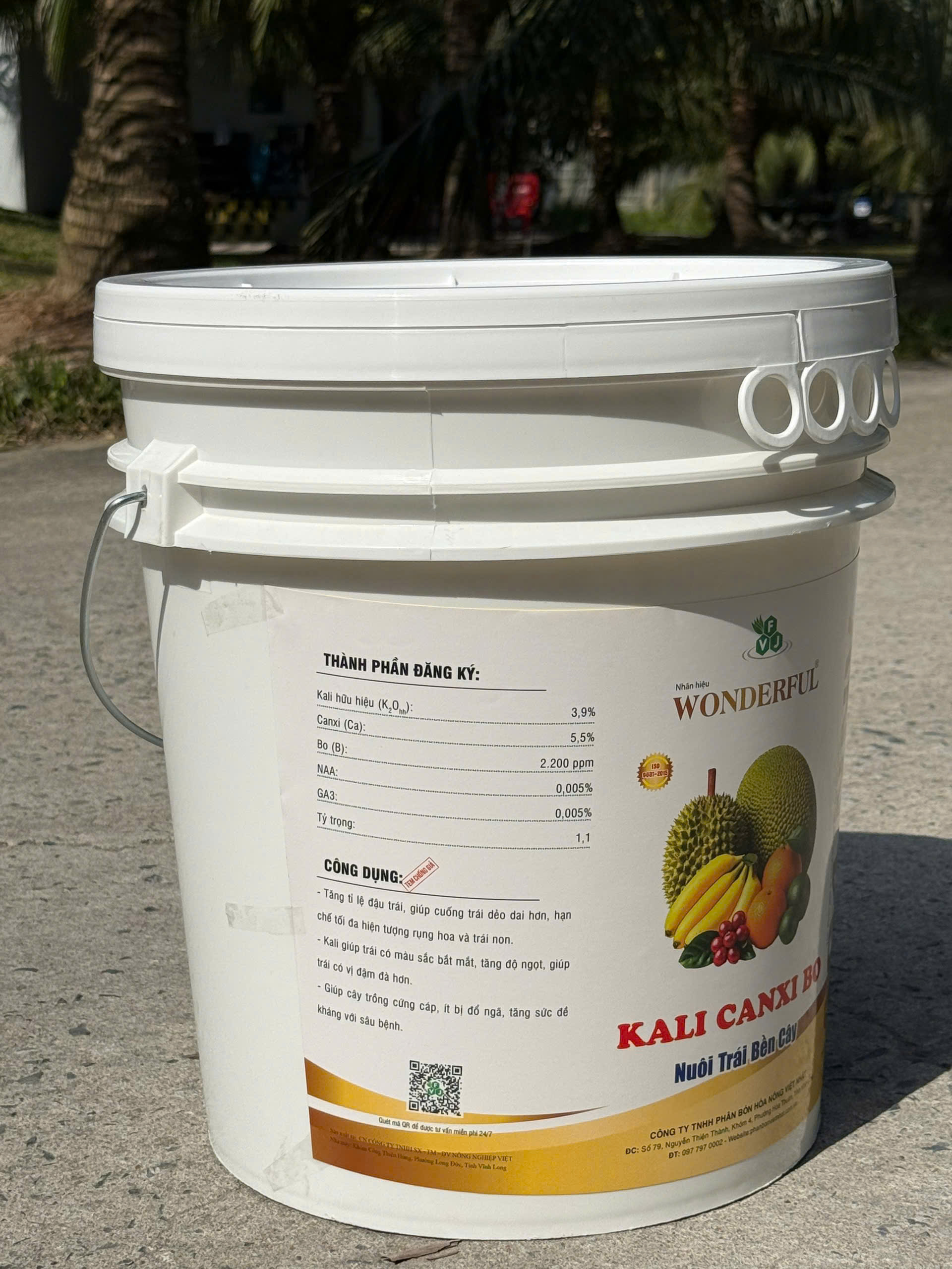 Wonderful Kali Canxi Bo thành phần Wonderful Kali Canxi Bo thành phần