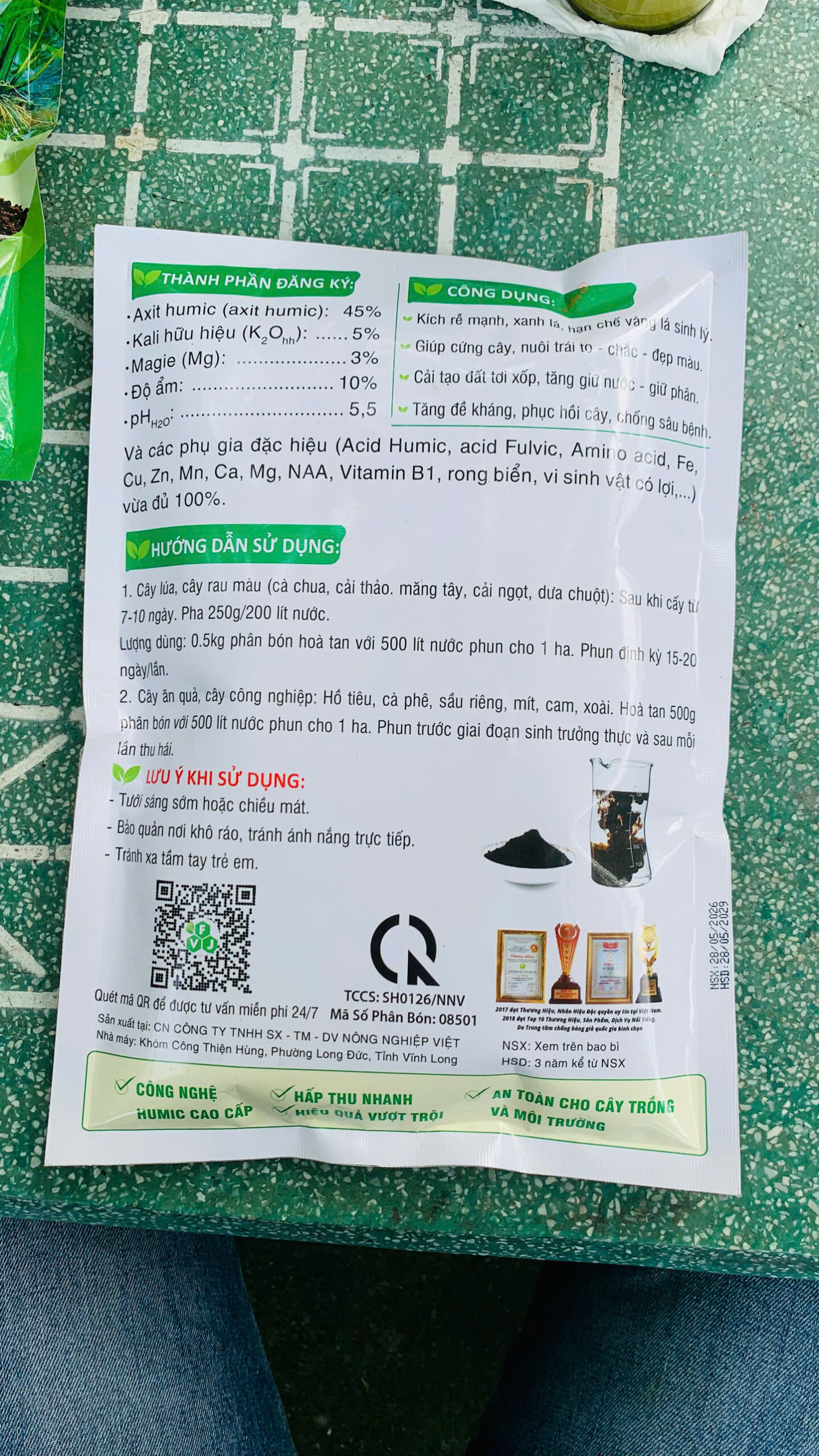 VN - BIOVINA6 1KG - MẶT SAU